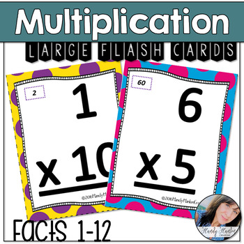 Preview of Multiplication Flash Cards
