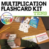 Multiplication Facts Flashcards for Growth Mindset: 10s
