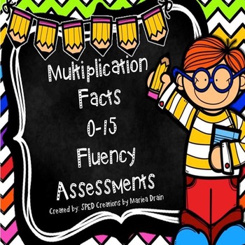 Preview of Multiplication Facts Fluency Assessments