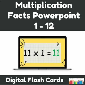 Preview of Multiplication Facts Fluency PowerPoint x 1 - x 12