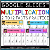 Multiplication Facts Fluency Practice Second Third Grade G