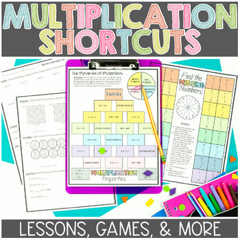 Preview of Multiplication Facts Fluency Strategies Worksheets & Practice