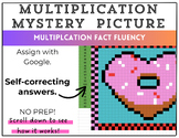 Multiplication Facts Fluency, Valentine's Math Mystery Pic