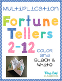 Multiplication Facts Fortune Tellers (Cootie Catchers) 2-12