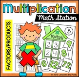 Multiplication Math Station:  Factors and Products