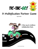 Multiplication Facts Game "Tic-Tac-Go!" Partner Activity