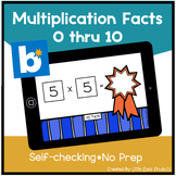 Multiplication Boom cards | Multiplication Fact Practice