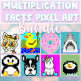 Multiplication Facts #1-12 | Pixel Art Bundle