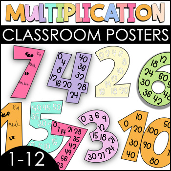 Multiplication Facts Posters, Facts Masters Times Tables Tracker ...