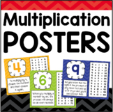 Multiplication Posters Single Digit Multiplication Facts T