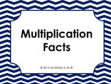 Multiplication Flash Card PowerPoint Slide Show