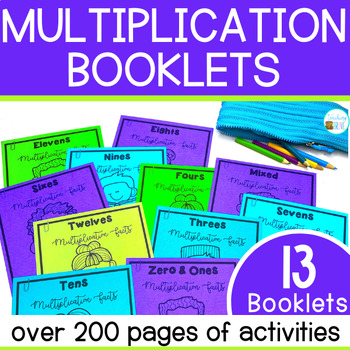 Preview of Times Tables Booklets - Multiplying by 1 to 12 with Multiplication Strategies