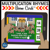 Multiplication Rhymes Facts Practice Boom Cards