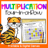 Multiplication Facts Practice - Four in a Row Games for Mu