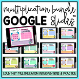 Multiplication Facts Practice Google Classroom™ Activities BUNDLE