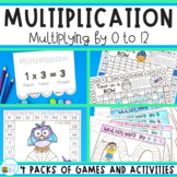 Multiplication Practice for Multiplication Facts Review - 