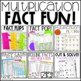 Multiplication Fact Practice Multiplication Activities and