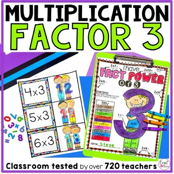 Preview of Multiplication Facts Practice Multiplying by 3