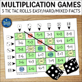Multiplication Facts Practice Roll and Cover Math Games