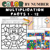 Multiplication Facts Practice Worksheets Color By Number 2