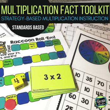 Preview of Multiplication Fact Practice and Fact Fluency Activities - Multiplication Games