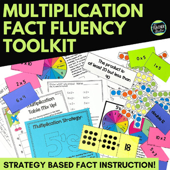 Preview of Multiplication Fact Practice and Fact Fluency Activities - Multiplication Games