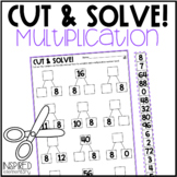 Multiplication Facts Practice to 12 | Multiplication Cut & Solve