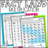 Multiplication Facts Practice to 12 | Multiplication Fact Land