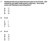 Multiplication Facts Pretest/Posttest - 2 Tests