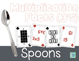 Multiplication Facts SPOONS - 3's