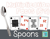 Multiplication Facts SPOONS - 5's