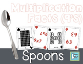 Multiplication Facts SPOONS - 9's