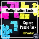 Multiplication Facts Square Puzzles