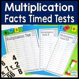 Multiplication Facts Timed Tests x1 thru x12, Multiplicati