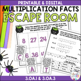 Multiplication Facts & Word Problems HALLOWEEN ESCAPE ROOM