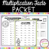 Multiplication Facts Packet