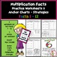 Multiplication Facts Worksheets / Anchor Charts Multiplication Strategies