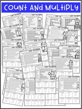 Multiplication Worksheets| Multiplication Facts Distance Learning Packets