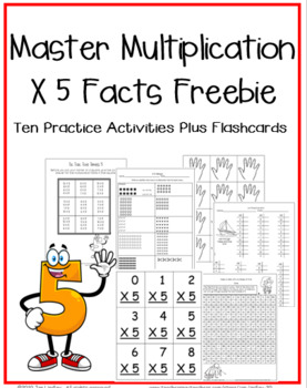 x5 multiplication facts teaching resources teachers pay teachers