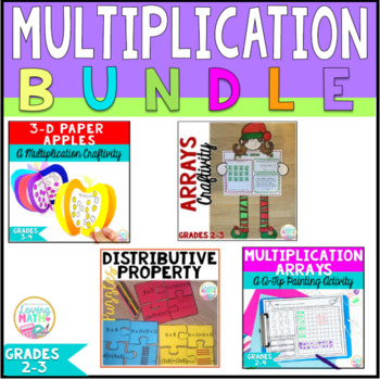 Preview of Multiplication Facts  and Arrays BUNDLE
