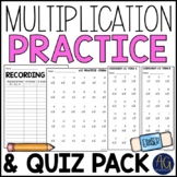 Multiplication Facts and Quiz Pack: Fact Family Practice a