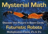 Multiplication Facts for Boom Cards™ - 2's and 3's - Robot