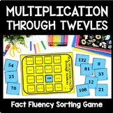 Multiplication Facts through 12's Sort, Matching Game- Inc