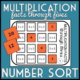 Multiplication Facts through 5's Sort, Matching Game- Incl