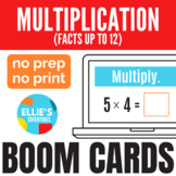 Multiplication Facts up to 12 Digital Boom Cards™ for Fact