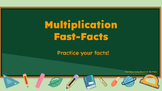 Multiplication Fast Fact Fluency Practice Slideshow