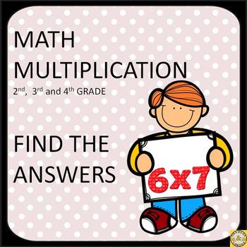 Multiplication Find the Answers (fun multiplication worksheets) | TPT