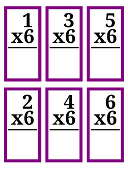 Multiplication Flash Cards by Hess Un-Academy | Teachers Pay Teachers