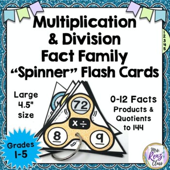 Preview of Multiplication Flash Cards & Division Flash Cards Facts 0-12 Triangle Cards