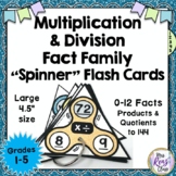 Multiplication Flash Cards & Division Flash Cards Facts 0-